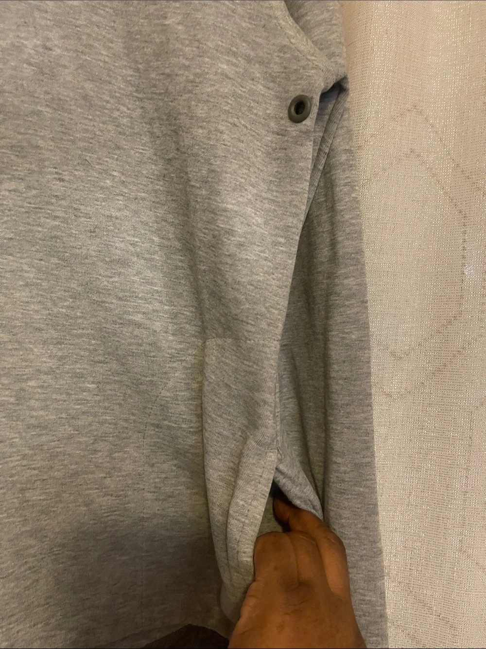 Women’s Nike Tech Fleece Light Gray Zip-Up Hooded Jacket
